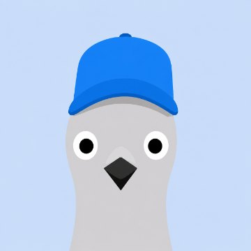 Gerald, the Get Results PR messenger pigeon mascot